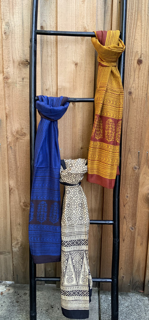 Mulberry Silk with Custom Patterns